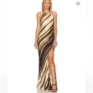 BEC & BRIDGE WATERCOLOUR MAXI DRESS